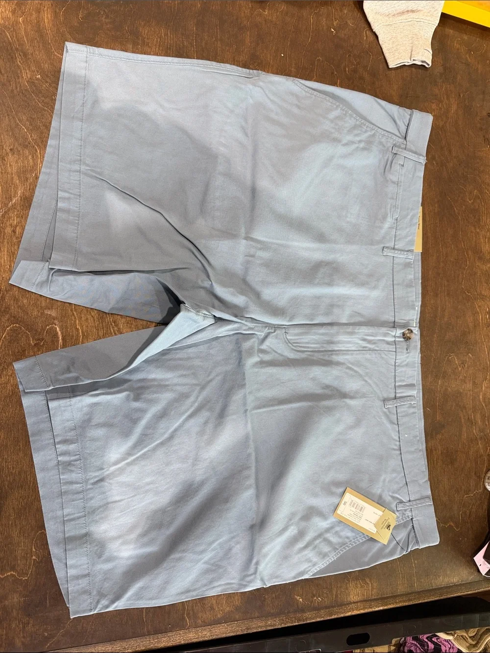 Light Blue Classic Cotton Shorts